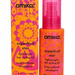 Amika Superfruit Star Hair Oil - Vibrant Orange and Pink